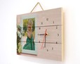 stampa orologio rettangolare in legno con foto e grafica