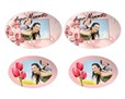 Stickers ovale con grafiche festa della mamma