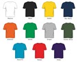colori disponibili magliette personalizzate