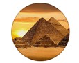 sottobicchiere masonite tondo con foto delle piramidi