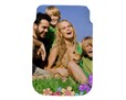 Porta smartphone con foto di famiglia e grafica a tema