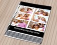 quaderno A4 personalizzato con grafica collage