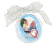 palla natalizia personalizzata con foto di una famiglia