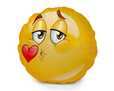 cuscino con emoji bacio