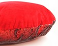 retro rosso cuscino