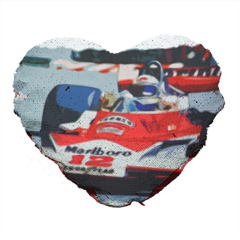 Monaco 76 McLaren Cuscino cuore con paillettes