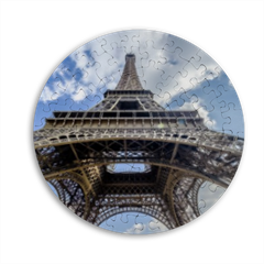 Parigi Torre Eiffel Puzzle rotondo 