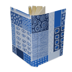 geometrie in azzurro Agenda 9 x 13 cm 