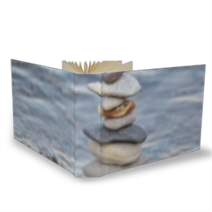 stone balancing Album Tessuto 20x15 