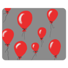 red baloons Tappetini Personalizzati