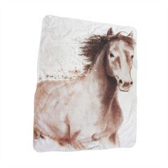 Horse Foto su Coperta Baby 