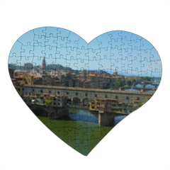 Firenze Foto su Puzzle a Cuore A4
