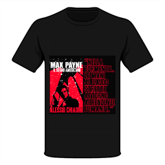 Max Payne nella tormenta Maglia a Manica Corta