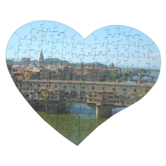 Firenze Foto su Puzzle a Cuore A3 