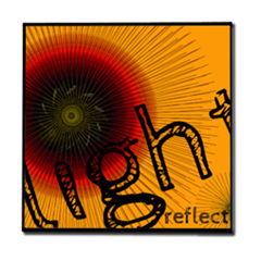light reflections Stampe su Legno Moderno