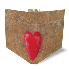Heart Art 2 Album Tessuto quadrato