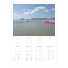 Laganas beach Greece Foto Calendario A4 pagina singola