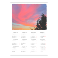 Sunset Foto Calendario A4 pagina singola