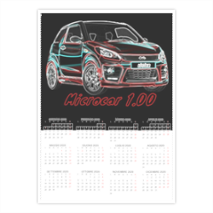 microcar Foto Calendario A4 pagina singola