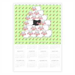 pecorelle Foto Calendario A4 pagina singola