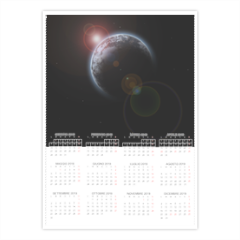 Fake Planet Foto Calendario A4 pagina singola