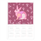 rabbit Foto Calendario A4 pagina singola