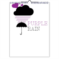 Pioggia Viola - Foto Calendario A4 multi pagina