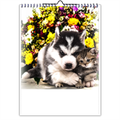 Amici animali Foto Calendario A4 multi pagina