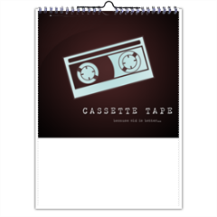 Cassette Tape Foto Calendario A4 multi pagina
