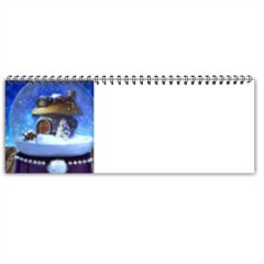 Globo di Neve Fantasy Foto Calendario Scrivania Panoramico