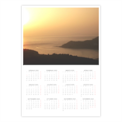 Sea Sunset Foto Calendario A3 pagina singola