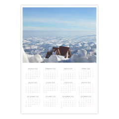 Cielo Terra Mare Foto Calendario A3 pagina singola