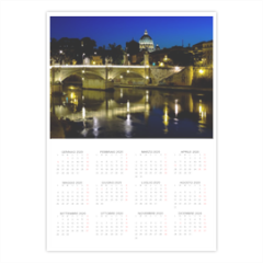 Riflessi sul Tevere Foto Calendario A3 pagina singola