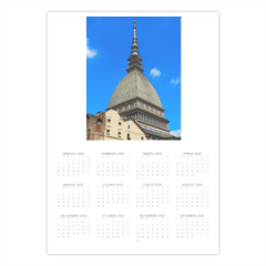 Mole Antonelliana Foto Calendario A3 pagina singola
