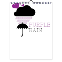 Pioggia Viola - Foto Calendario A3 multi pagina