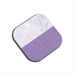 Purple marble_ Sottobicchieri in Masonite