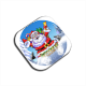 Babbo Natale sulla neve Sottobicchieri in Masonite