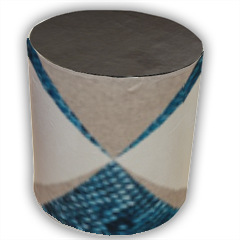 Snake and sand Pouf cilindro