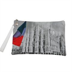 Duomo in bn con bandiera Pochette personalizzata