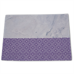 Purple marble_ Tovaglietta in tessuto