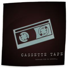 Cassette Tape Centrotavola