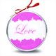Roseventi Love Palla di Natale