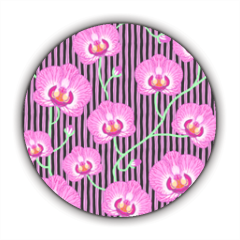 orchidee Stickers cerchio
