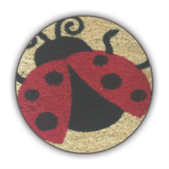 Coccinella Stickers cerchio