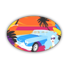 Rich Summer  Stickers ovale