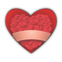 Cuore di fiori - Stickers cuore