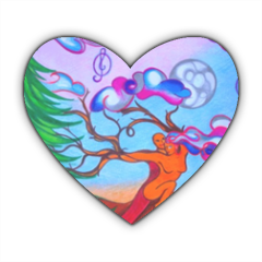 Amor Natural Stickers cuore