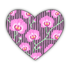 orchidee Stickers cuore