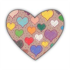 cuoricini Stickers cuore