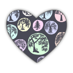 alberelli Stickers cuore